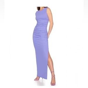 48. Susana Monaco $218 Ruched Maxi Dress in aster
